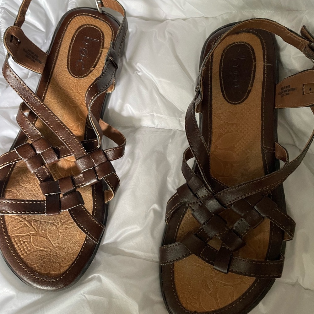 BOC Leather Sandals. - Picture 4 of 7